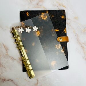 COACH Notebook A6 Binder Adapter Insert & Pockets ONLY I NOTEBOOK* Not Included